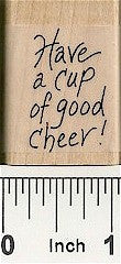 Cup of Cheer Rubber Stamp 2331C