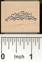 Heart Pile Rubber Stamp 2352C