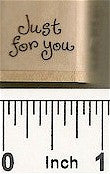 Tiny For You Rubber Stamp 2354A