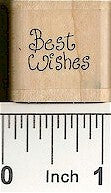 Tiny Best Wishes Rubber Stamp 2355A