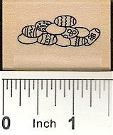 Easter Egg Pile Rubber Stamp 2372C