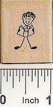 Schoolboy Rubber Stamp 2398C