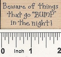 Bump in Night Rubber Stamp 2407D