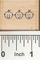 Baby Border Rubber Stamp 2439C