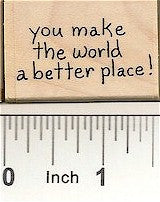A Better Place Rubber Stamp 2472C