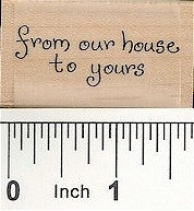 From Our House Rubber Stamp 2493C