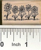 Flower Border 2 Rubber Stamp 2512D
