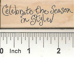 Celebrate in Style Rubber Stamp 2557D