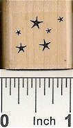 Small Solid Stars Stamp 7139A
