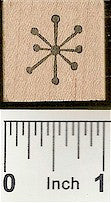 Sparkle 1 Rubber Stamp 7325A