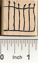 Gate Rubber Stamp 7411C