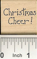 Christmas Cheer Rubber Stamp 7431B