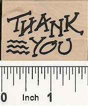 Thank You Rubber Stamp 7669D