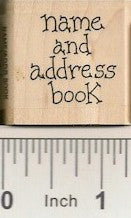 Name & Address Book Rubber Stamp 7676C