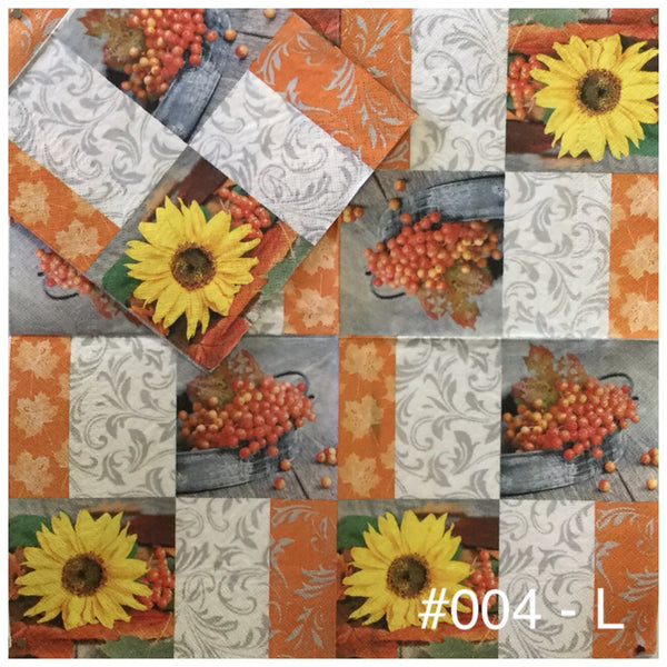 AT-004 Patchwork Napkin for Decoupage