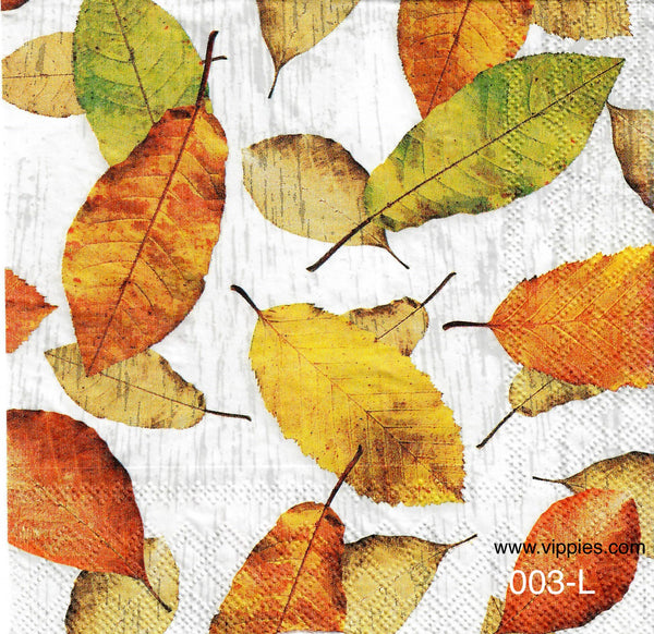 AT-003 Leaves Napkin for Decoupage