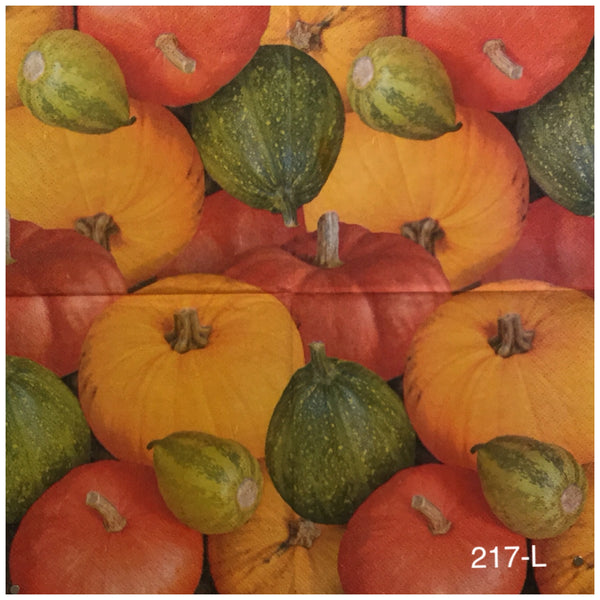 AT-217 Pumpkins Multi Napkin for Decoupage