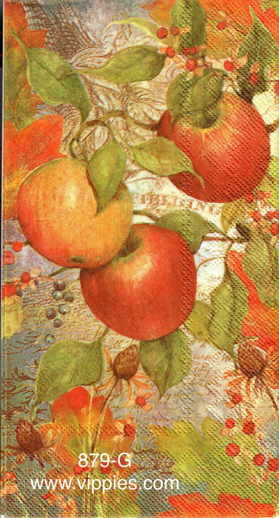 AT-879 Fall Apples Guest Napkin for Decoupage