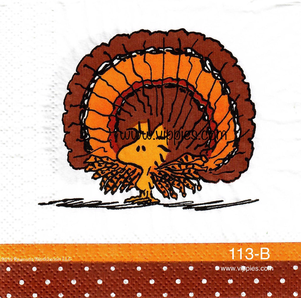 CTN-113 Woodstock Turkey Napkin for Decoupage
