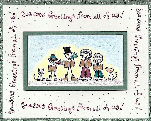 Seasons Greetings From All Rubber Stamp 2333D