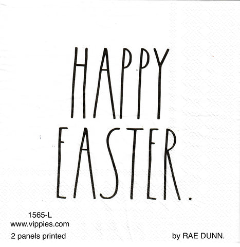 EAST-1565 Rae Dunn Happy Easter Napkin for Decoupage