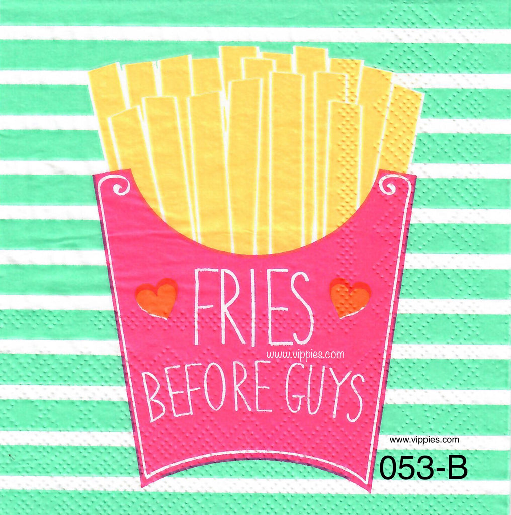 FD-053 French Fries Napkin for Decoupage