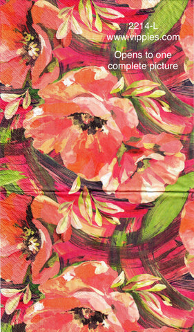 FL-2214 Vivid Flowers Napkin for Decoupage