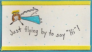 Flying Angel Rubber Stamp 2265D