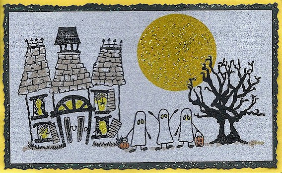 Haunted House Rubber Stamp 2403H