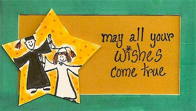 Wishes Come True Rubber Stamp 2412D