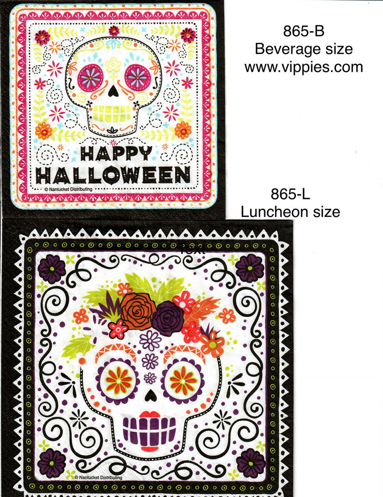 HWN-865 Day of the Dead Napkin for Decoupage