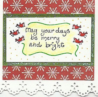 May Your Days Rubber Stamp 2342C