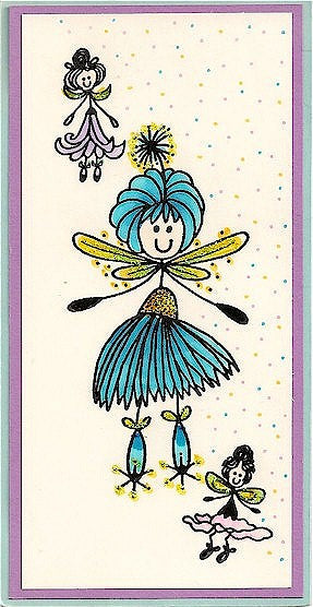 Lily Rubber Stamp 2376D