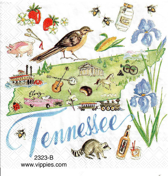 States Decoupage Napkins